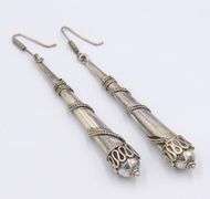 2 Pairs of 925 Sterling Silver Dangle Earrings