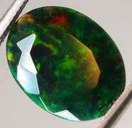 Non-stop smoldering 1.76ct Welo Black Opal