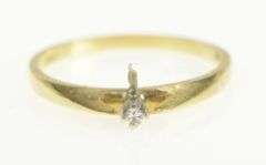14K Yellow Gold 1950's Diamond Wedding Band Retro Vintage Ring