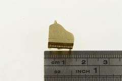 14K Yellow Gold 3D Articulated Piano Music Instrument Charm/Pendant