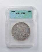 VF20 1894 Morgan Silver Dollar ICG