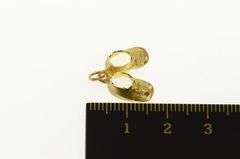 14K Yellow Gold 3D Baby Shoes Child's Sneakers Booties Charm/Pendant