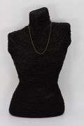 10k Yellow Gold Solid Singapore Rope Link Chain 1.1mm Necklace 22"