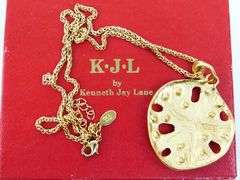 Kenneth Jay Lane Sand Dollar/Starfish Necklace