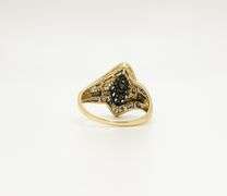 14kt Solid Yellow Gold & Diamond Ring