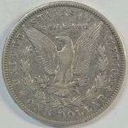 Very nice 1890-CC Morgan Silver Dollar. Upper end