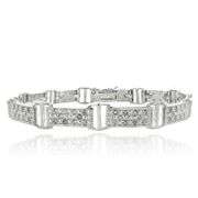 Diamond Bar Link Bracelet
