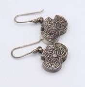 2 Pairs of 925 Sterling Silver Dangle Earrings