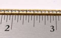 Angelic Diamond Tennis Bracelet In 14K Yellow Gold