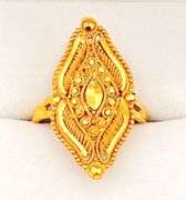 Beautiful 22kt Solid Yellow Gold Cocktail Ring