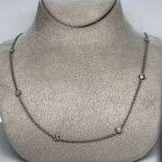 DIAMOND NECKLACE CRAFTED IN 14K WHITE GOLD