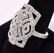 CZ Ring In Sterling Silver