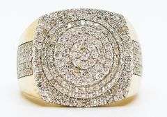 1.50 CARAT DIAMOND RING IN 10KT SOLID GOLD- SIZE 11