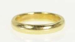18K Yellow Gold 4.2mm Thick Tiffany & Co Vintage Wedding Band Ring