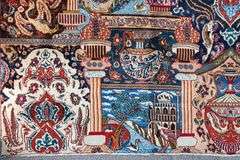 Detailed Persian Kashmar 7.5x10.5