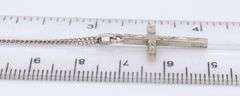 Vintage Sterling Silver Cross Pendant on Chain