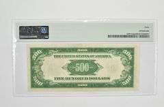 $500 1928 Chicago IL FRN PMG 40 XF Fr# 2200-Gdgs (GA Block) Dark Green
