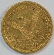 Super choice 1861 US $2.50 Indian Gold Piece. Full strike.