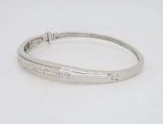 Invisible Set Diamond Bangle Bracelet