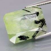 Superb 15.90ct rutilated Prehnite
