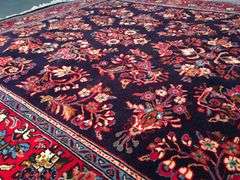 Authentic  Persian Sarouk Rug 4'.3"X6'.9"