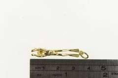 14K Yellow Gold 3D Lady Scuba Diver Swimmer Charm/Pendant