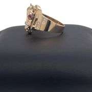 14K YELLOW GOLD LUCKY RING