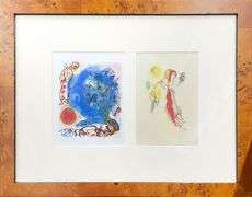 Marc Chagall Framed Collage