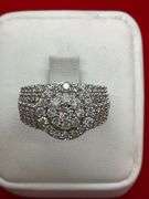 CERTIFIED BRAND NEW 14K WHITE GOLD AND DIAMOND RING