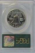 Superb Gem Proof 1956 Franklin Half Dollar. Old PCGS PR67 holder