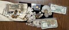 Huge Estate liquidation of mostly US Coins and currency, along with some foreign. See images.