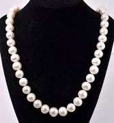 Fresh Water Pearl Necklace In Sterling Silver