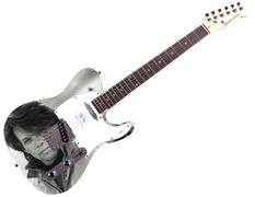 John Cougar Mellencamp Autographed 1/1 Custom Graphics Guitar ACOA