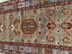 Stunning Fine Kazak  Runner 3'X19'.3"