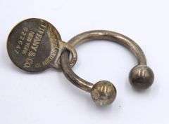 Tiffany & Co Silver Keyring
