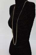 14k Yellow Gold Hollow Curb Link Chain 3.2mm Necklace 30"