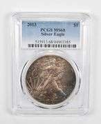 MS68 2013 American Silver Eagle - PCGS Insane Tone!