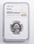 PF67* STAR 1953 Washington Quarter NGC