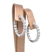 2.25 CARAT DIAMOND! 14K YELLOW GOLD HOOPS