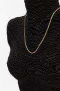 14k Yellow Gold Hollow Curb Link Chain 2.5mm Necklace 16"