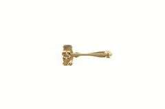 14K Yellow Gold Gavel Justice Symbol Judge Lawyer Lapel Pin/Brooch