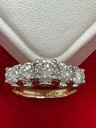 CERTIFIED BRAND NEW 14K GOLD AND DIAMOND RING. 2.32 CARATS