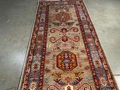 Stunning Fine Kazak  Runner 3'X19'.3"