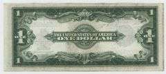 Crisp AU Series of 1923 Large Size $1 Silver Certificate note
