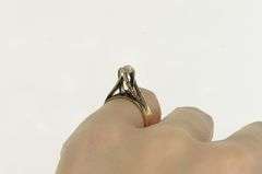 14K Yellow Gold 0.60 Ct Old Mine Cut Diamond Engagement Ring