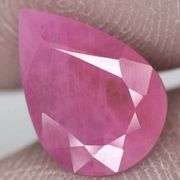 Rare! 3.02ct reddish pink Sapphire