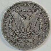 Collectible circulated 1890-CC Morgan Silver Dollar