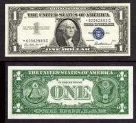 $1 1957 Star Note Fr. 1620* Silver Certificate Crisp Uncirculated