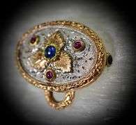 Exquisite 18K Modern Designer Brooch