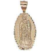 14K YELLOW GOLD MIRACULOUS MEDALLION WITH CHAIN